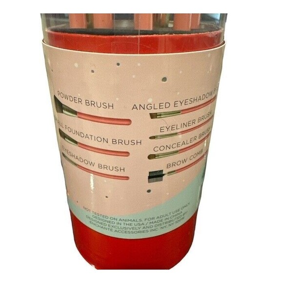 Bundle New 7 Piece Makeup Brush Kit & Edje Shadow Switch Brush Cleaner - Picture 4 of 4